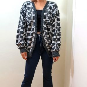 VINTAGE design studio grey oversized sweater size medium